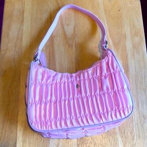 Pink Ruched Peta + Jain Shoulder Purse